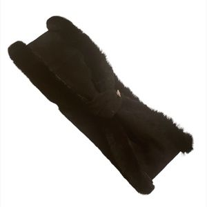 UGG Black Carter Bow Headband